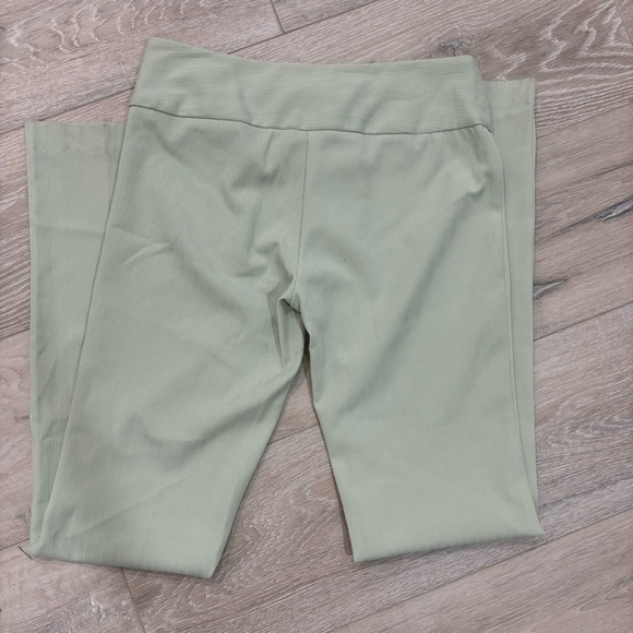 Y2K Green Striped Trouser Pants - Picture 3 of 4